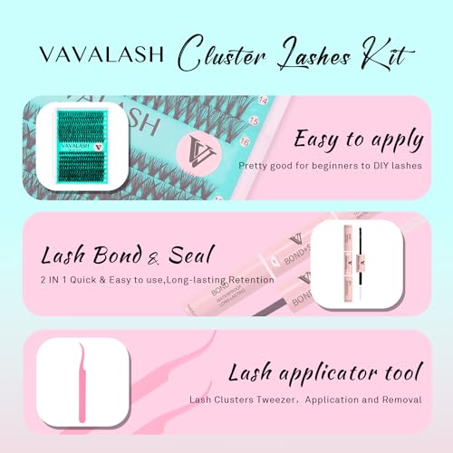 Easy DIY Lash Extension Kit for Home Use (30D+40D-0.07D-10-16MIX)