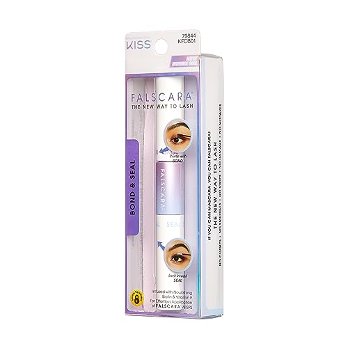 Falscara DIY Eyelash Extension Bond & Seal Kit: Strong, Gentle, All-Day Wear with Biotin & Vitamin E