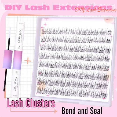Ruairie's 96Pcs Cluster Kit - Easy DIY Eyelash Extensions