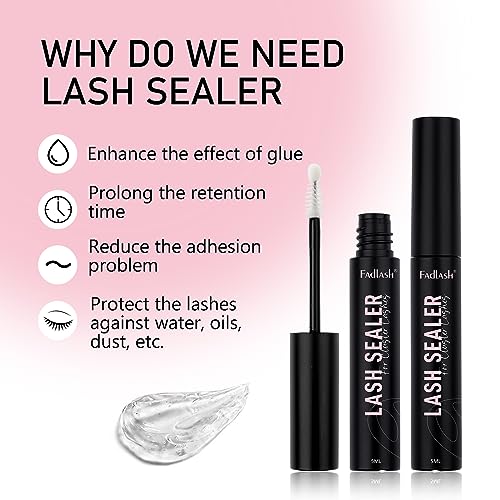 Long-Lasting Eyelash Extensions Sealer (Clear, 5ml)