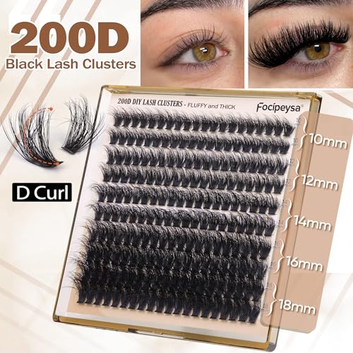 Thick and Fluffy Lash Extension Kit 10-18mm + Bond + Remover + Applicator